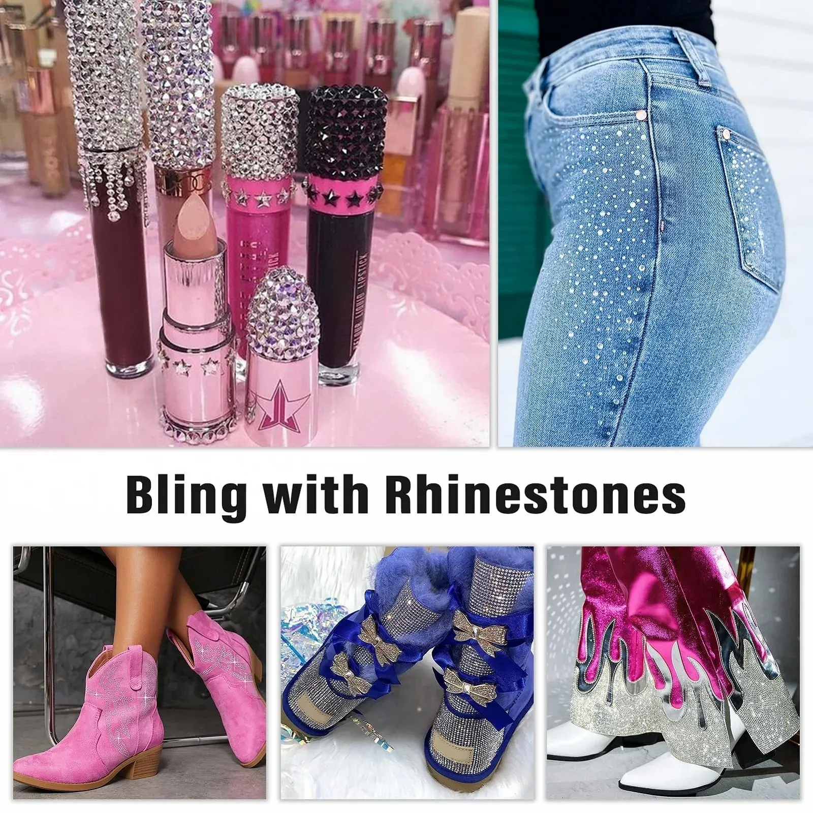 Стразы Круглые SS12 3 мм, 10000 шт, Красный, фото №4