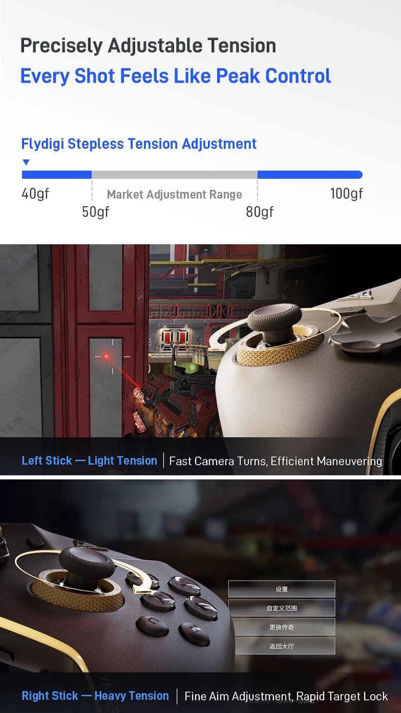 Геймпад Flydigi Vader 5 Pro Black + Док-станція, фото №13 Геймпад Flydigi Vader 5 Pro Black + Док-станція, фото №13