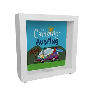 Скарбничка-рамка Camping Trip дерев'яна Flower Power - Фото 1