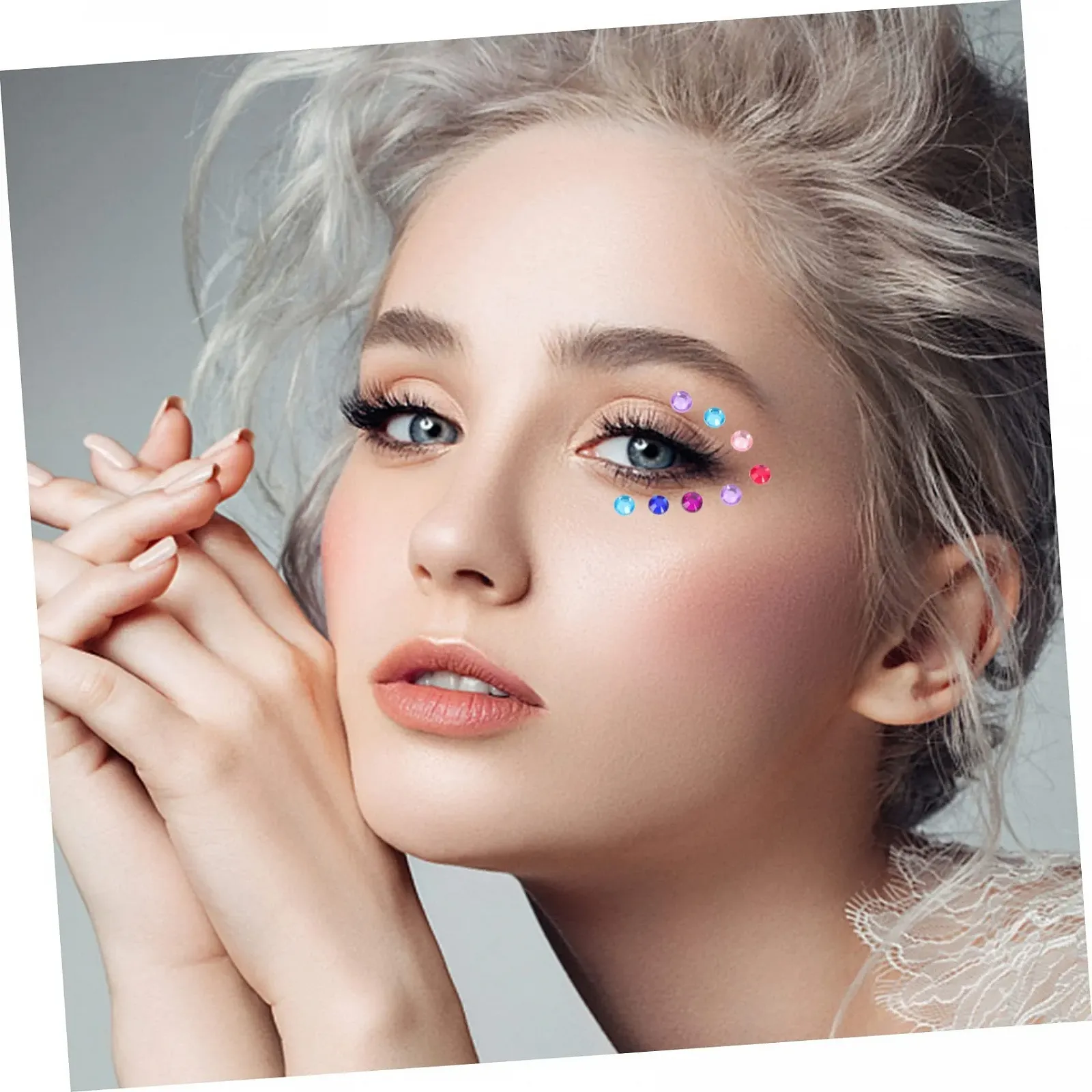 Стрази Наклейки для нігтів Blätter Augen Make-up, фото №8