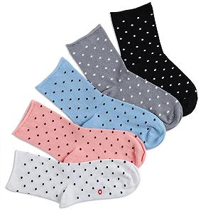 Носки alber's SENSITIVE Короткие Хлопковые Женские Без давления Без эластичной резинки Комфортная резинка Мягкая дышащая ткань - Набор 5 шт. synthetic.ua - Фото 1