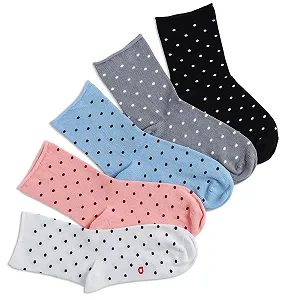 Носки alber's SENSITIVE Короткие Хлопковые Женские Без давления Без эластичной резинки Комфортная резинка Мягкая дышащая ткань - Набор 5 шт. synthetic.ua - Фото 1