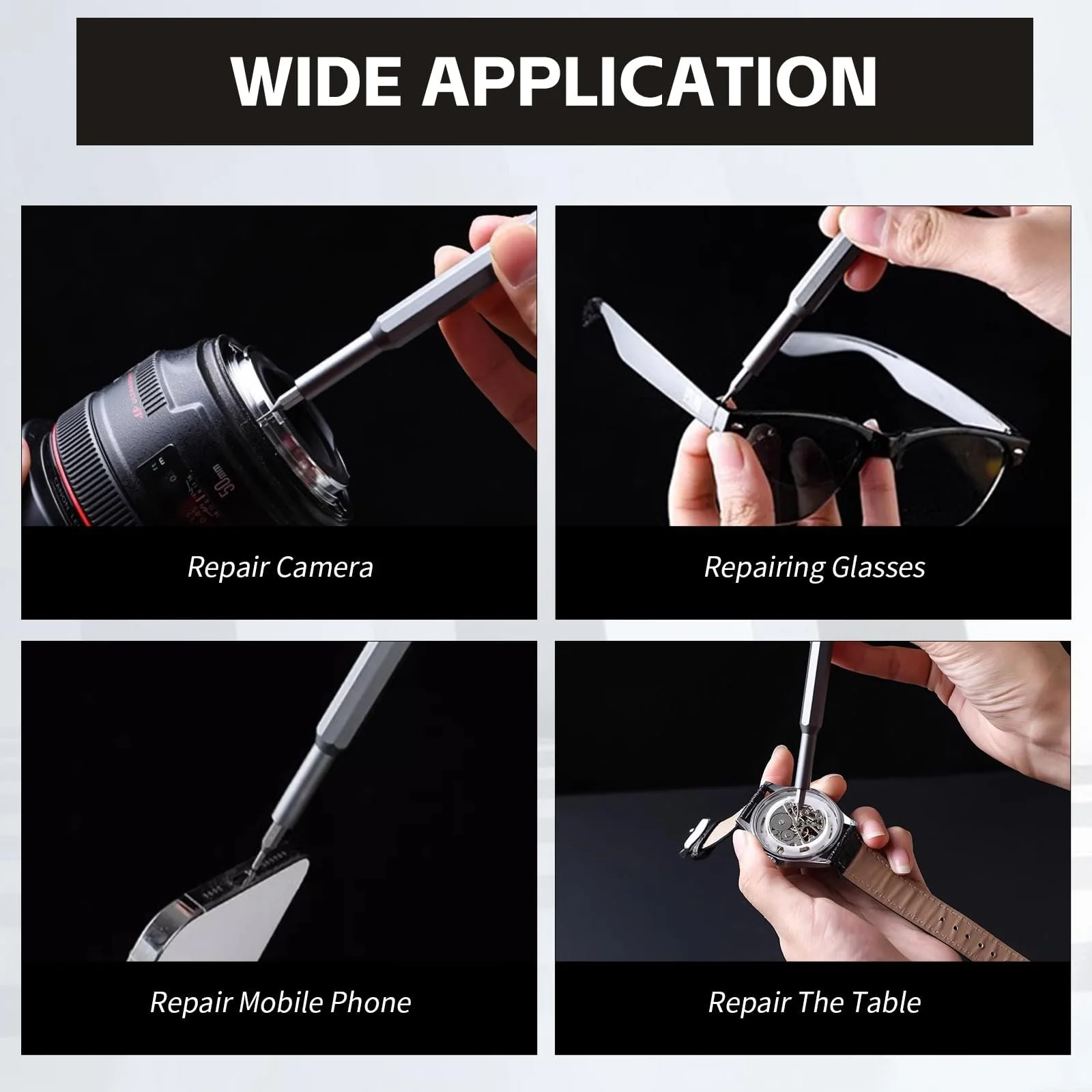 Набір прецизійних викруток 24 в 1 Міні Магнітний, фото №4