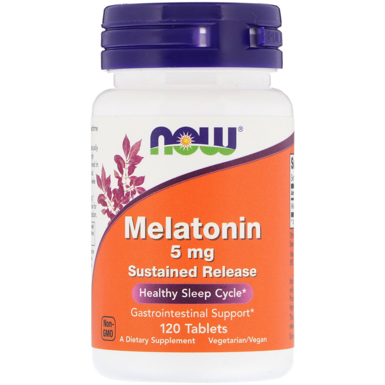 Melatonin 5mg SR 120 tabl, фото №1