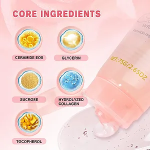 Ночная маска для лица Collagen, ночная маска, маска-пленка для лица, укрепление и увлажнение, маска для лица с коллагеном, уход за кожей, уменьшает дряблость и матовость (75 мл) synthetic.ua - Фото 1