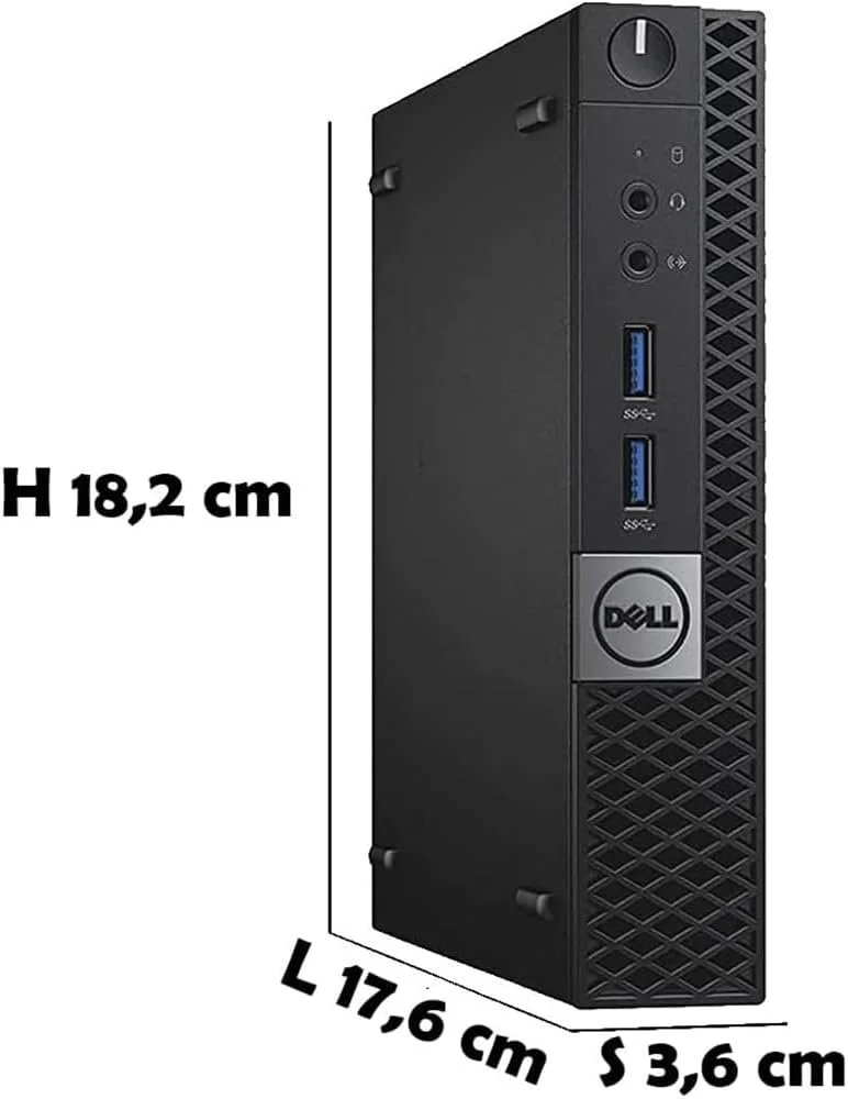 Міні ПК Dell OptiPlex 7040 / Intel Core i7-6700T / RAM 16GB / SSD 1TB / 1 x HDMI / LAN / Wi-Fi 5 / Bluetooth 4.2 / Windows 11 Pro / Чорний, фото №9