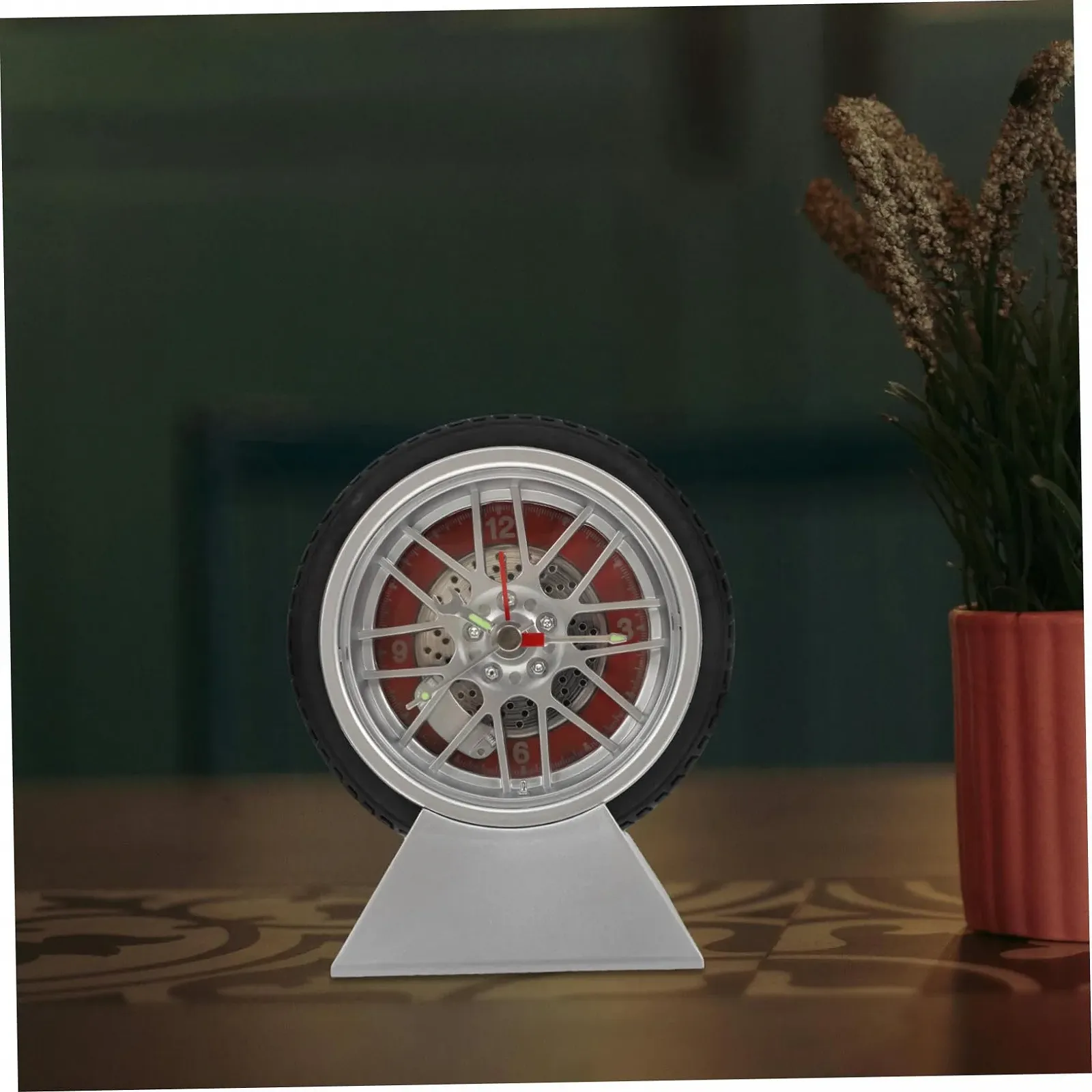Настольные часы PartyKindom в виде автомобильной шины, ABS, фото №4