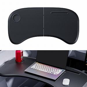 Складной столик на переднее сиденье автомобиля для ноутбука Универсальный монтажный столик для еды Легкая установка Откидной столик synthetic.ua - Фото 1