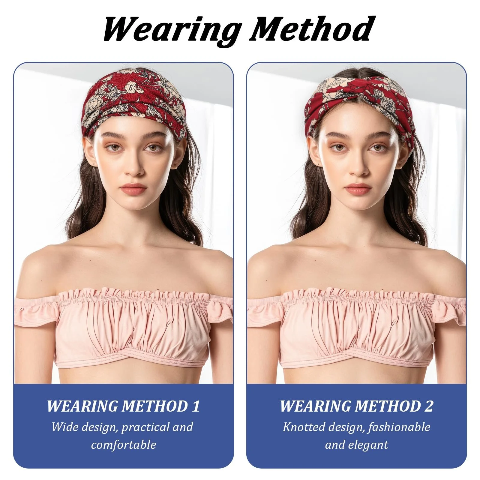 Пов'язка на голову в стилі бохо, фото №2