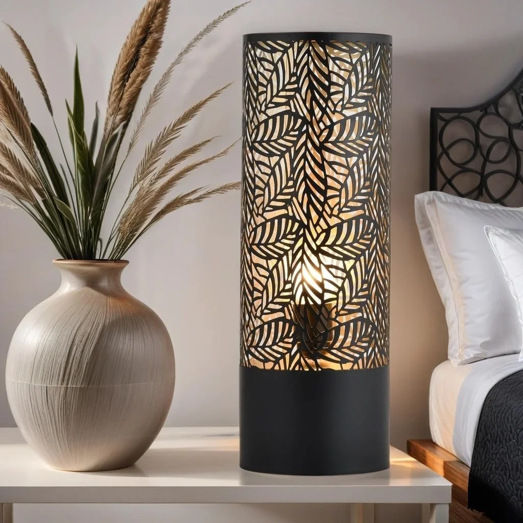 Настільна лампа Marrakech Verdure 41 см Метал Black Gold E27, фото №2