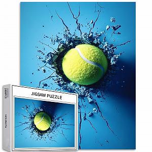 Пазл Tennis Ball, Blue Wall 1000 элементов 68х50 см - Фото 1