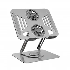 Подставка для ноутбука - Охлаждающая подставка для книг, 24 x 20 x 7 см, Регулируемый кронштейн из углеродистой стали | Складная подставка для компьютера, Профессиональное использование для дома, общежития U - Фото 1