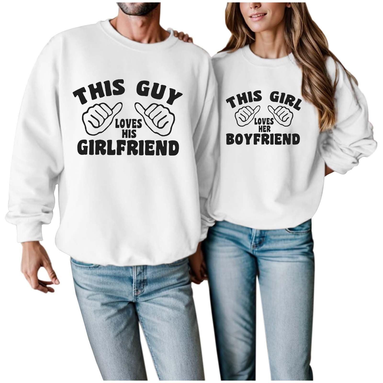 Женский свитер Generisch Валентина, принт с обещанием, блузка, круглый вырез, длинный рукав, фото №1