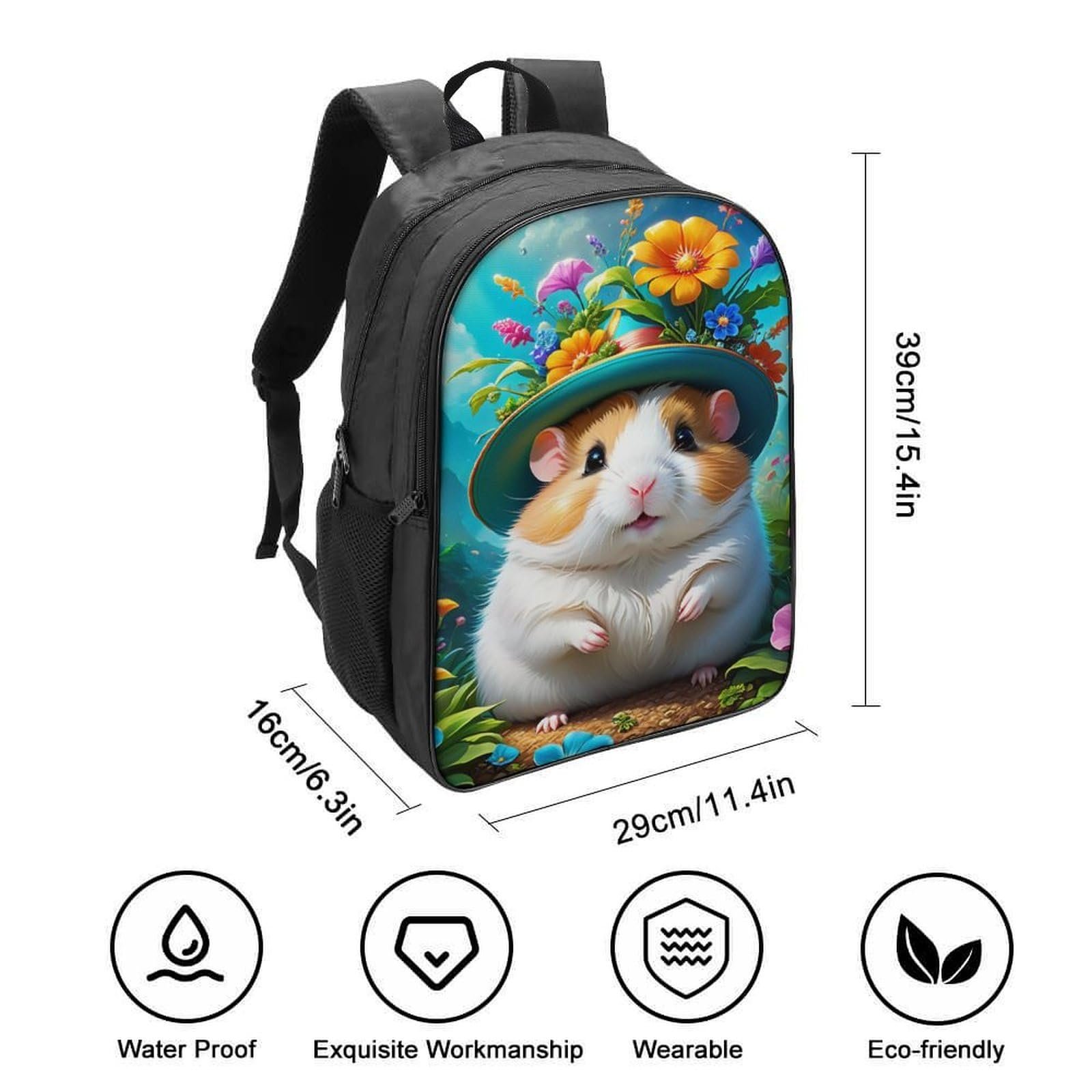 Ранець RSIUUODNF Hamster 40x28x16см, фото №2