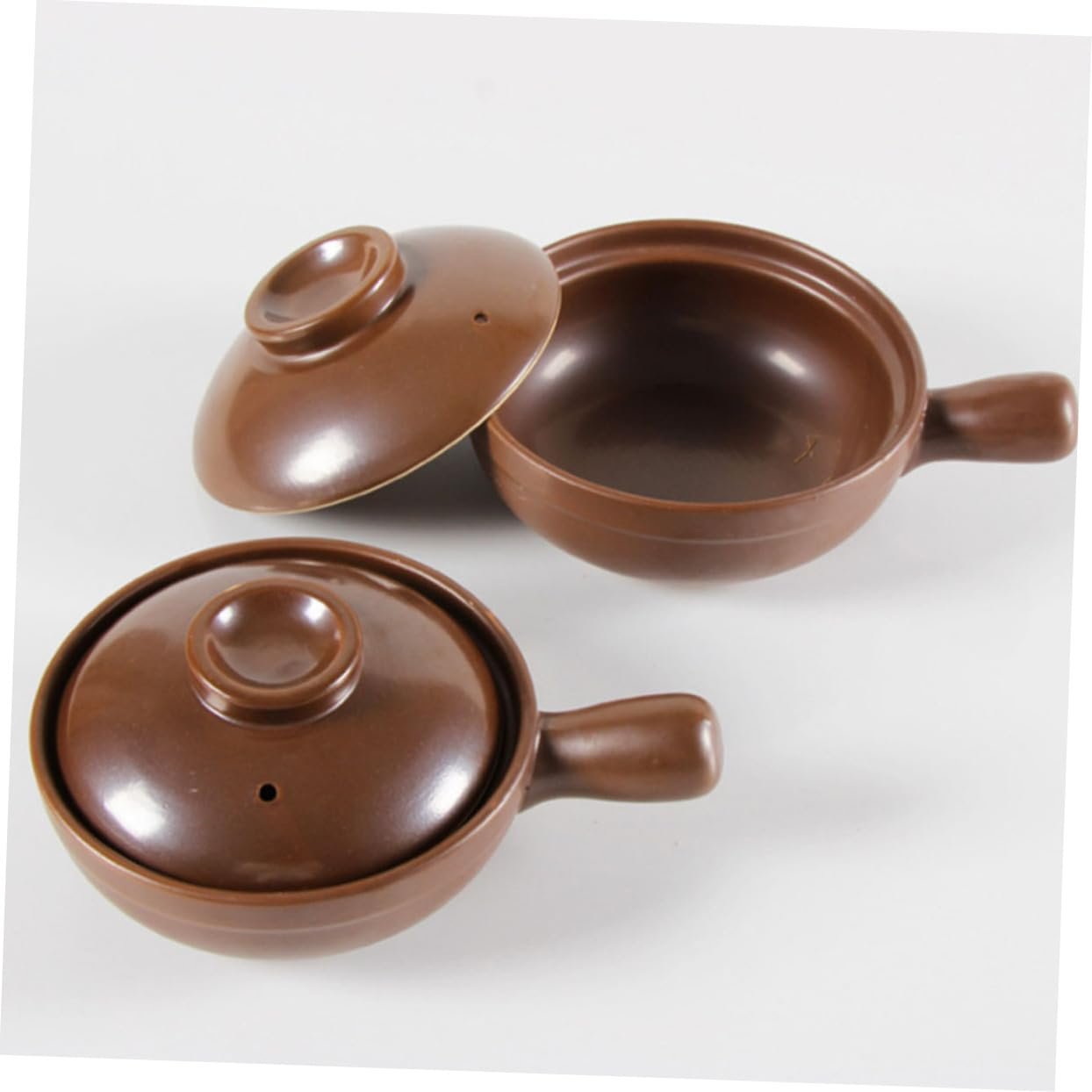 Ківш для тушкування літієва керамічний жаростійкий з бічною ручкою для плити, фото №9 Ківш для тушкування літієва керамічний жаростійкий з бічною ручкою для плити, фото №9