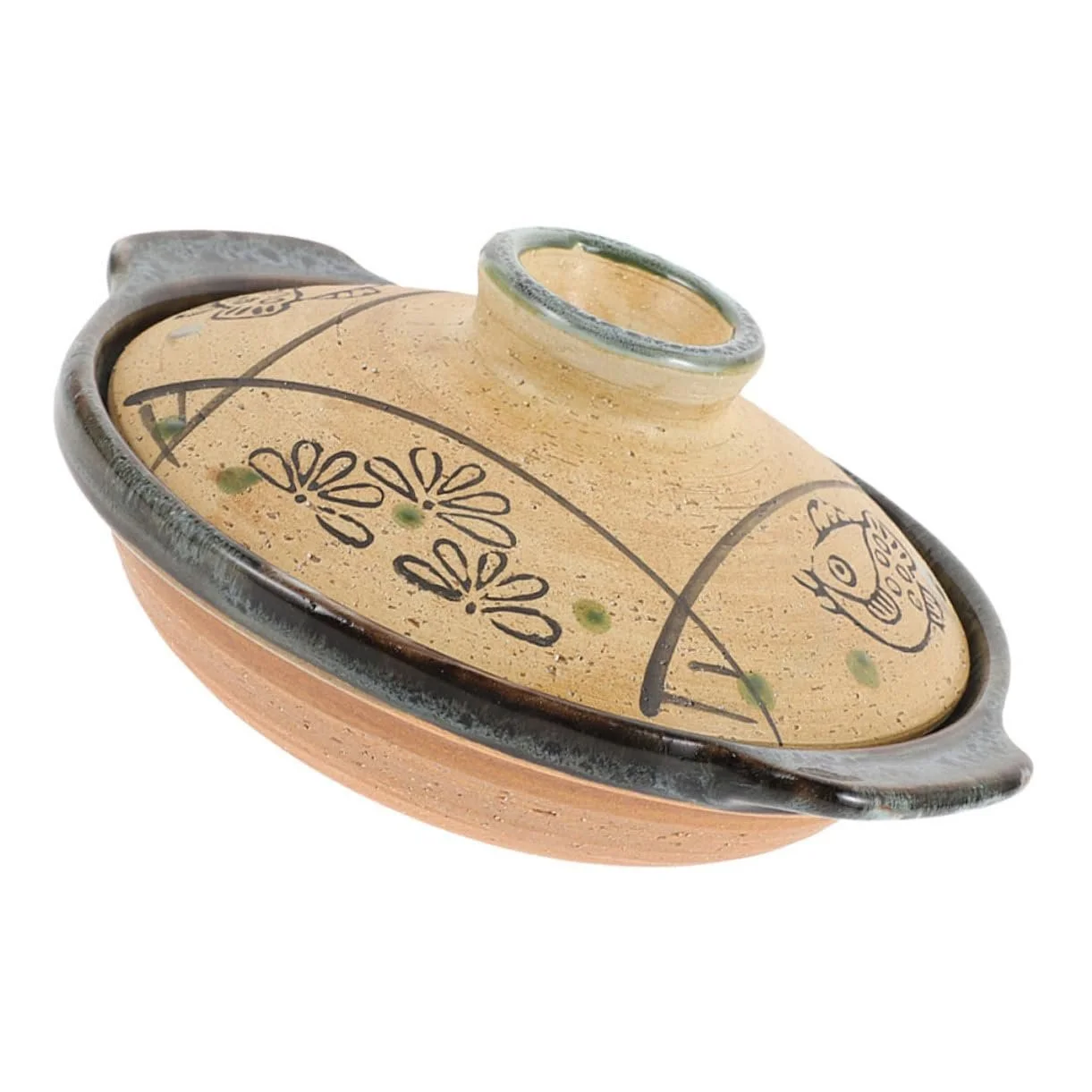 Каструля для тушкування Sosoport японська керамічна 18 см, фото №1