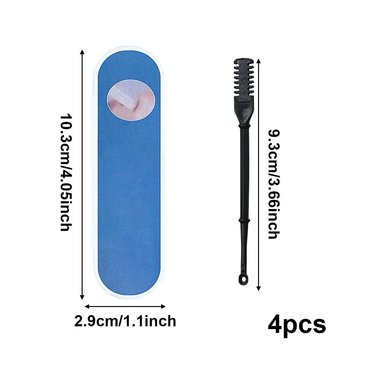 Тример для носа 2-в-1 2024 Двосторонній ніж для волосся носа Роторний, фото №2