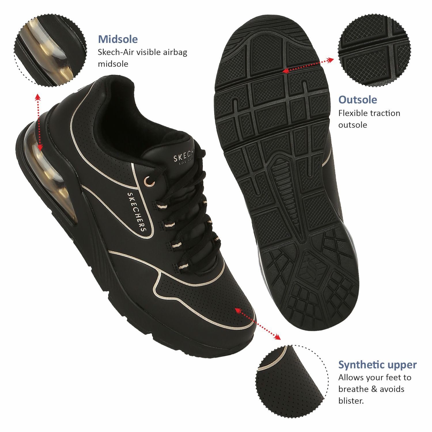 Кроссовки Skechers UNO 2 Air Around You, фото №3