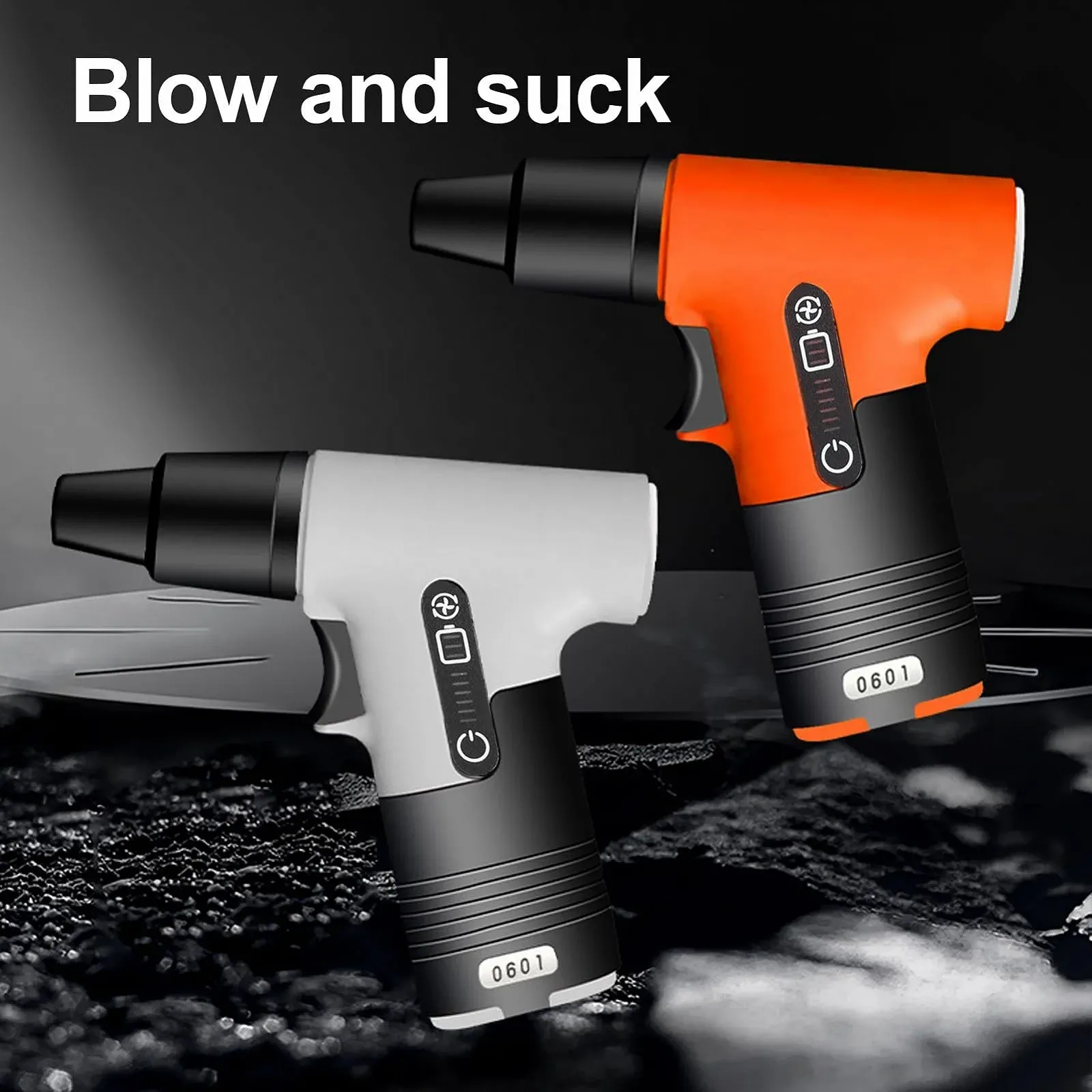 Очиститель высокого давления Mini-Turboventilator Бесщеточный двигатель 120000 об/мин 50 м/с Аккумуляторный Оранжевый, фото №3