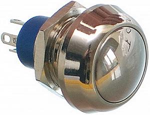 Кнопка антивандальна VJ Parts d18mm стрижка 12mm h20mm 4 контакту - Фото 1
