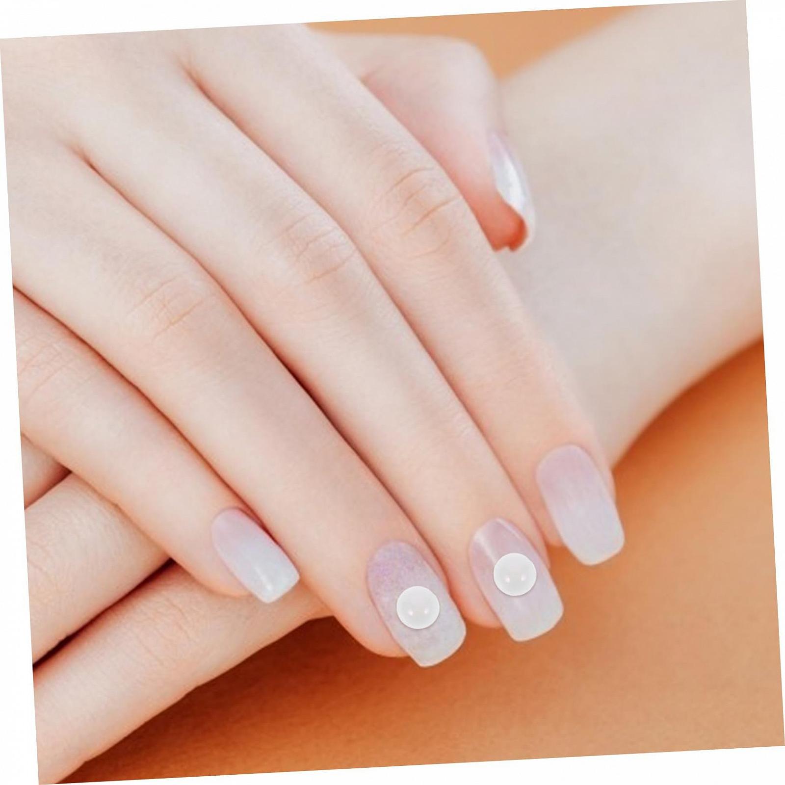 Перлини для нігтів Healvian Набір перлин для декорування нігтів, напівкруглі, фото №4 Перлини для нігтів Healvian Набір перлин для декорування нігтів, напівкруглі, фото №4