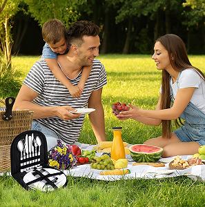 Набор для кемпинга UQTUKO Cutlery 13-Piece для 2 человек из нержавеющей стали synthetic.ua - Фото 1
