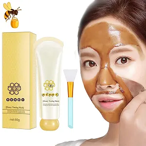 Маска для обличчя Taphet Glow Tulip Honey Tearing, 60 г - Фото 1