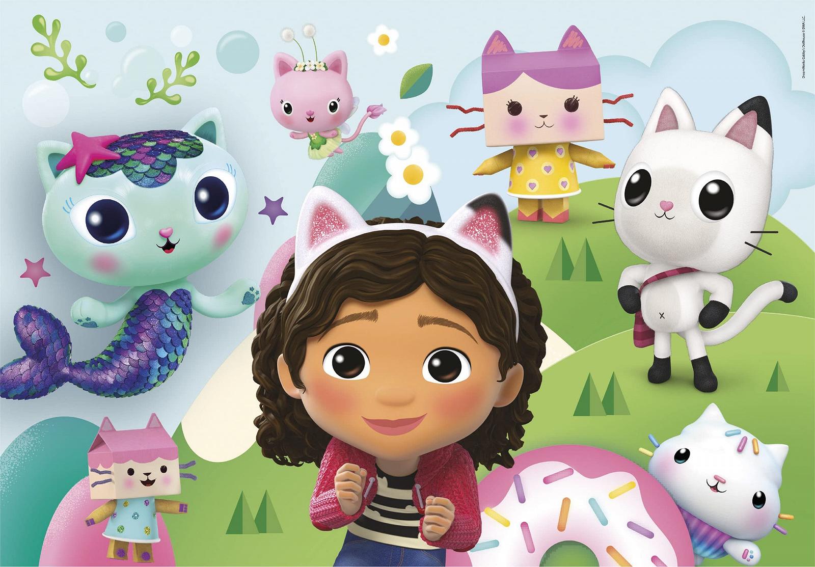 Пазл Clementoni 24804 DreamWorks Gabby's Dollhouse 2 шт по 60 элементов от 4 лет, фото №4 Пазл Clementoni 24804 DreamWorks Gabby's Dollhouse 2 шт по 60 элементов от 4 лет, фото №4