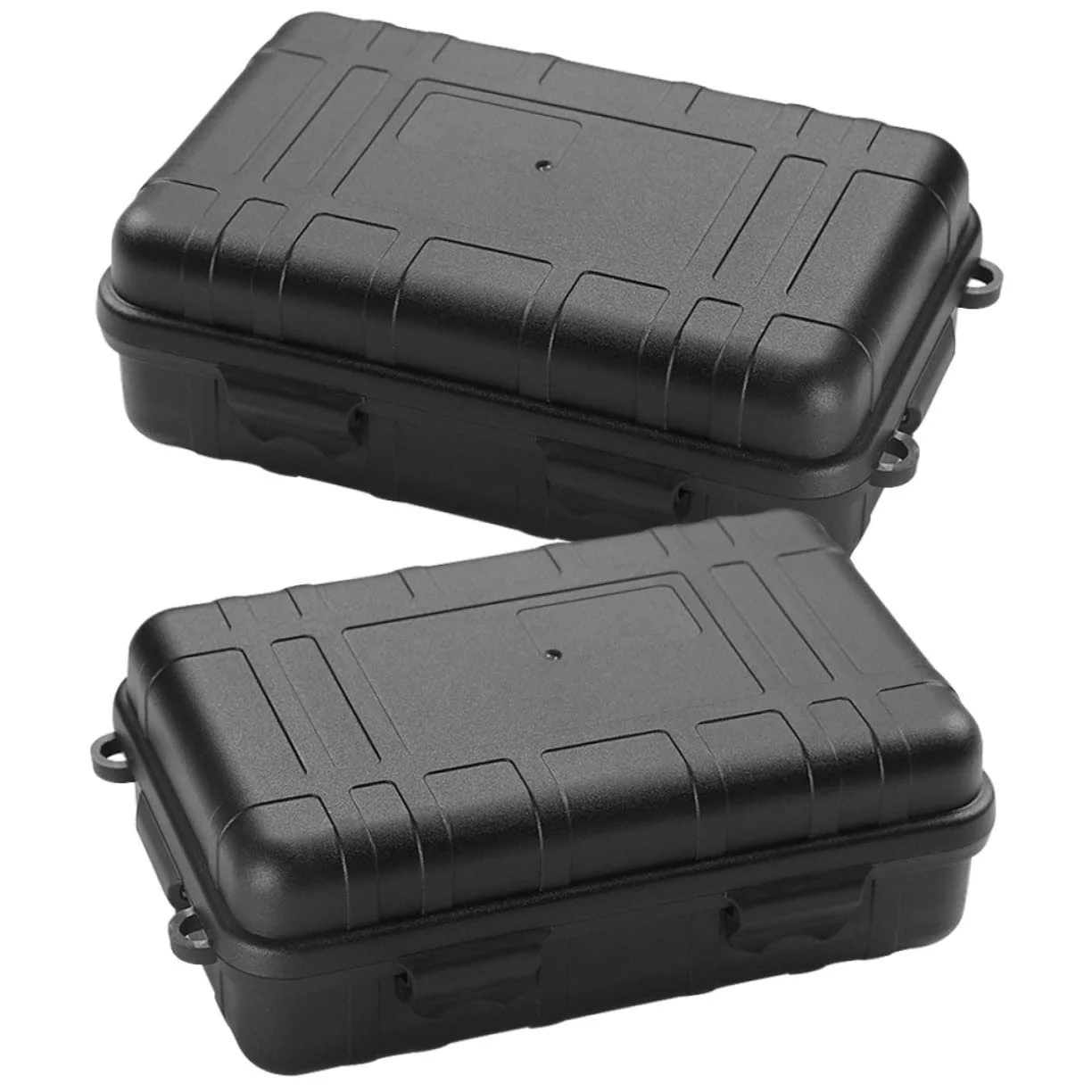 Контейнер для аварійного комплекту BESPORTBLE 4 шт, водонепроникний, міцний, герметичний корпус, ящик для інструментів, декоративний, чорний Pp, фото №4