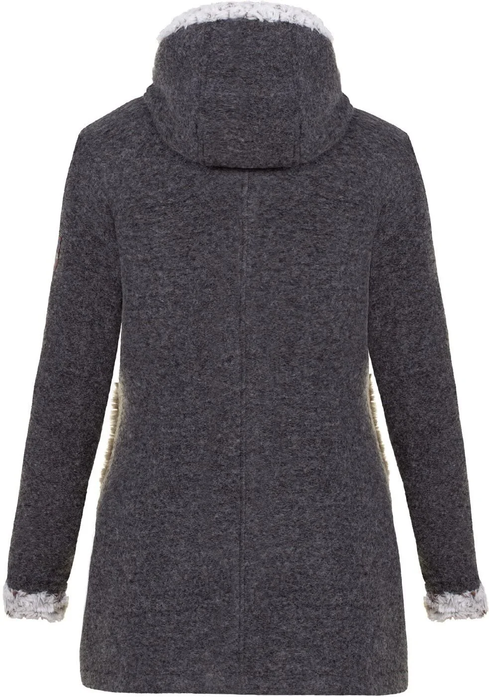 Пальто з капюшоном Almgwand 1928 Madatschkopf Антрацитово-бежевий, фото №2