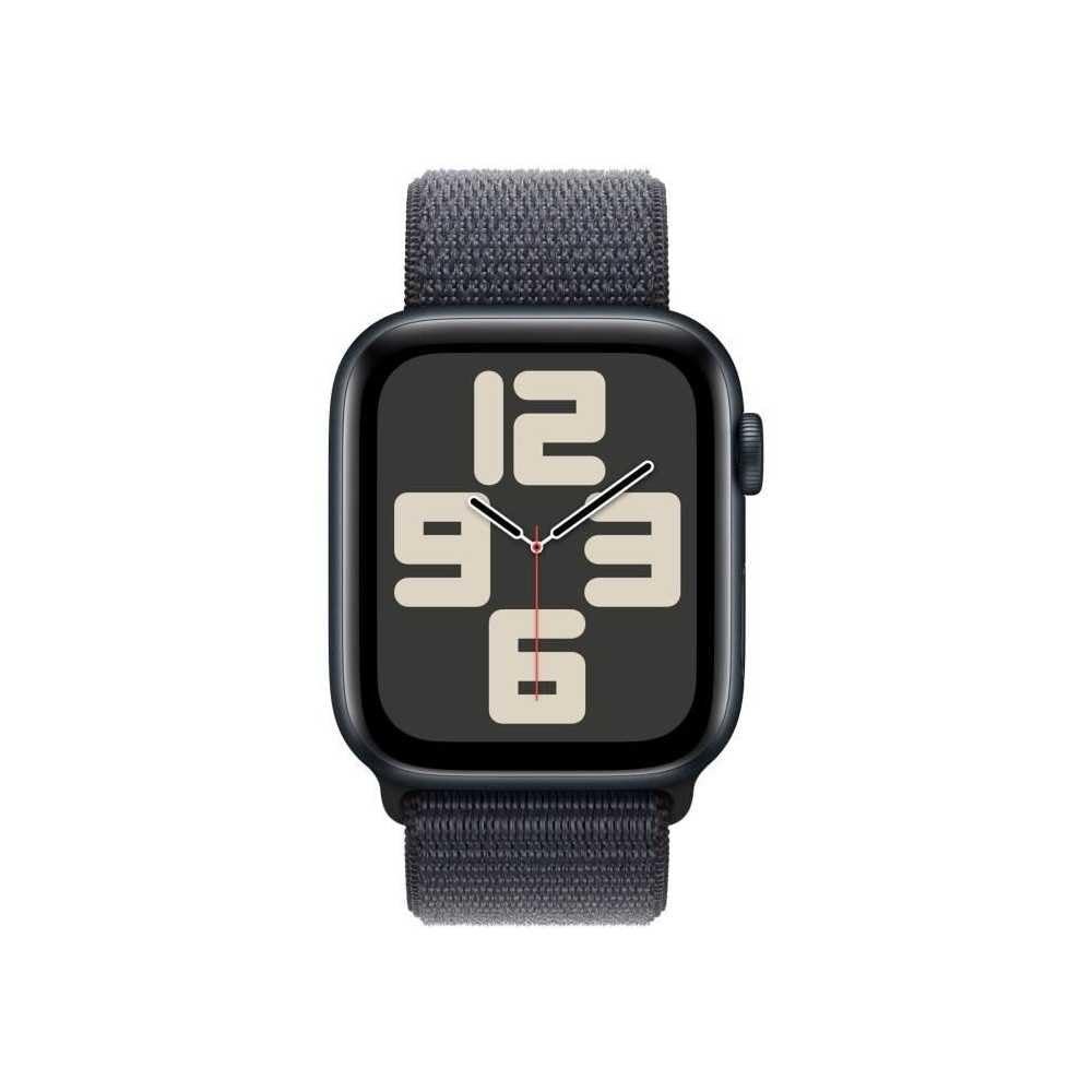 Смарт-годинник Apple Watch SE (2nd Generation) GPS 44мм Алюмінієвий корпус Midnight, спортивний ремінець Ink (One Size), фото №2