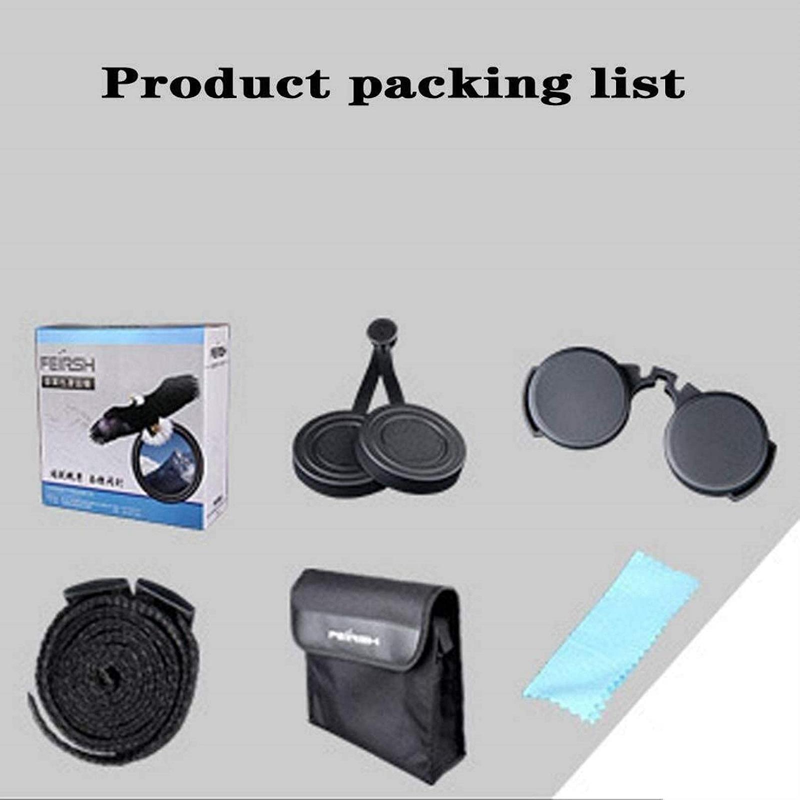 Бінокль Mini Telescope Adult 10x50 BAK4 чорний водонепроникний, фото №4