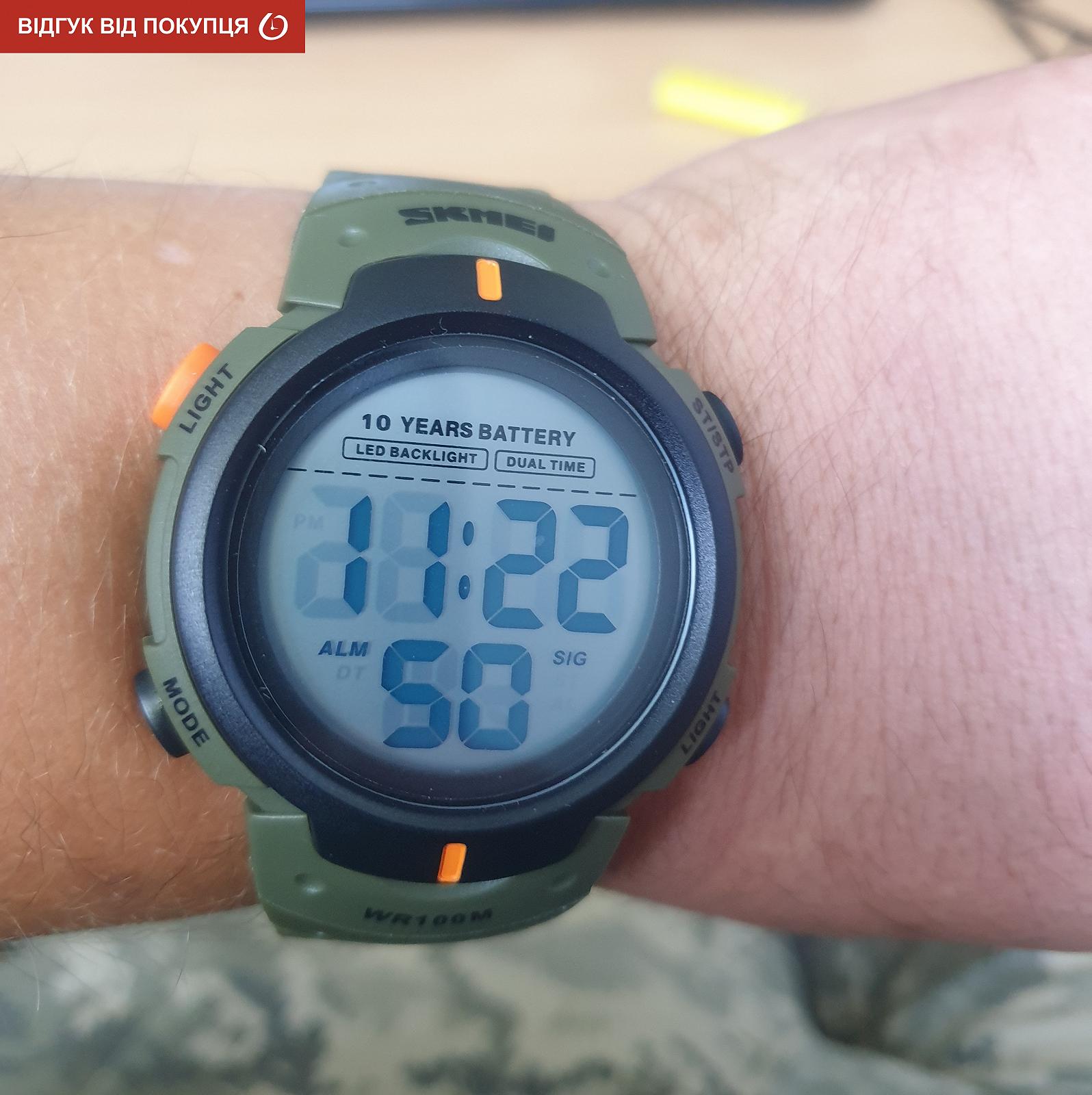 Годинник Skmei Neon 10 Bar, фото №10