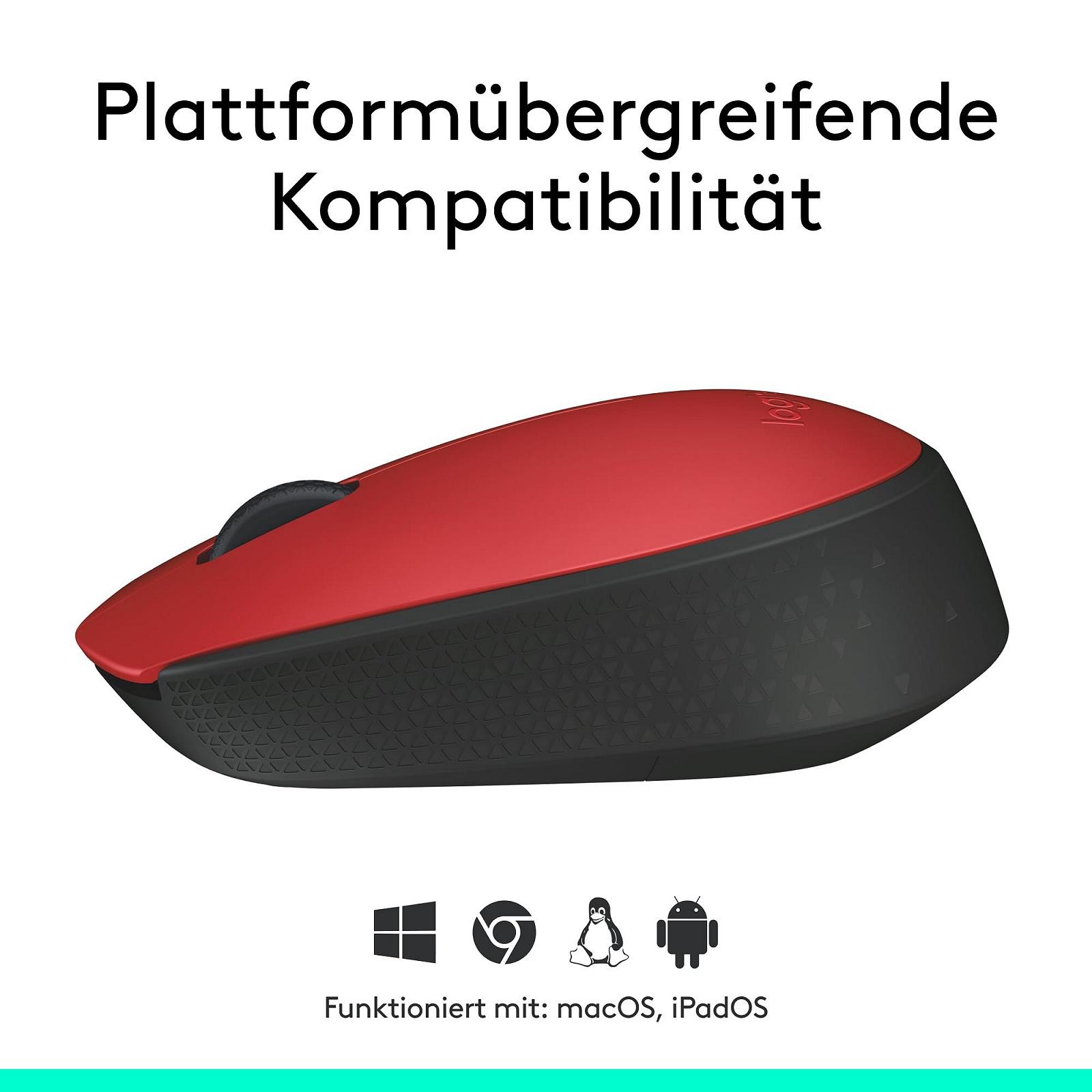 Миша Бездротова Logitech M171 Червона, фото №6
