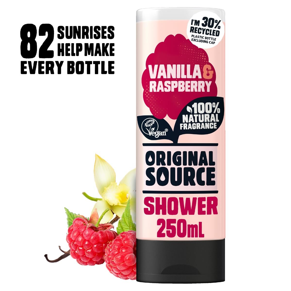 Гель для душа Original Source Vanilla & Raspberry 250 мл., фото №3