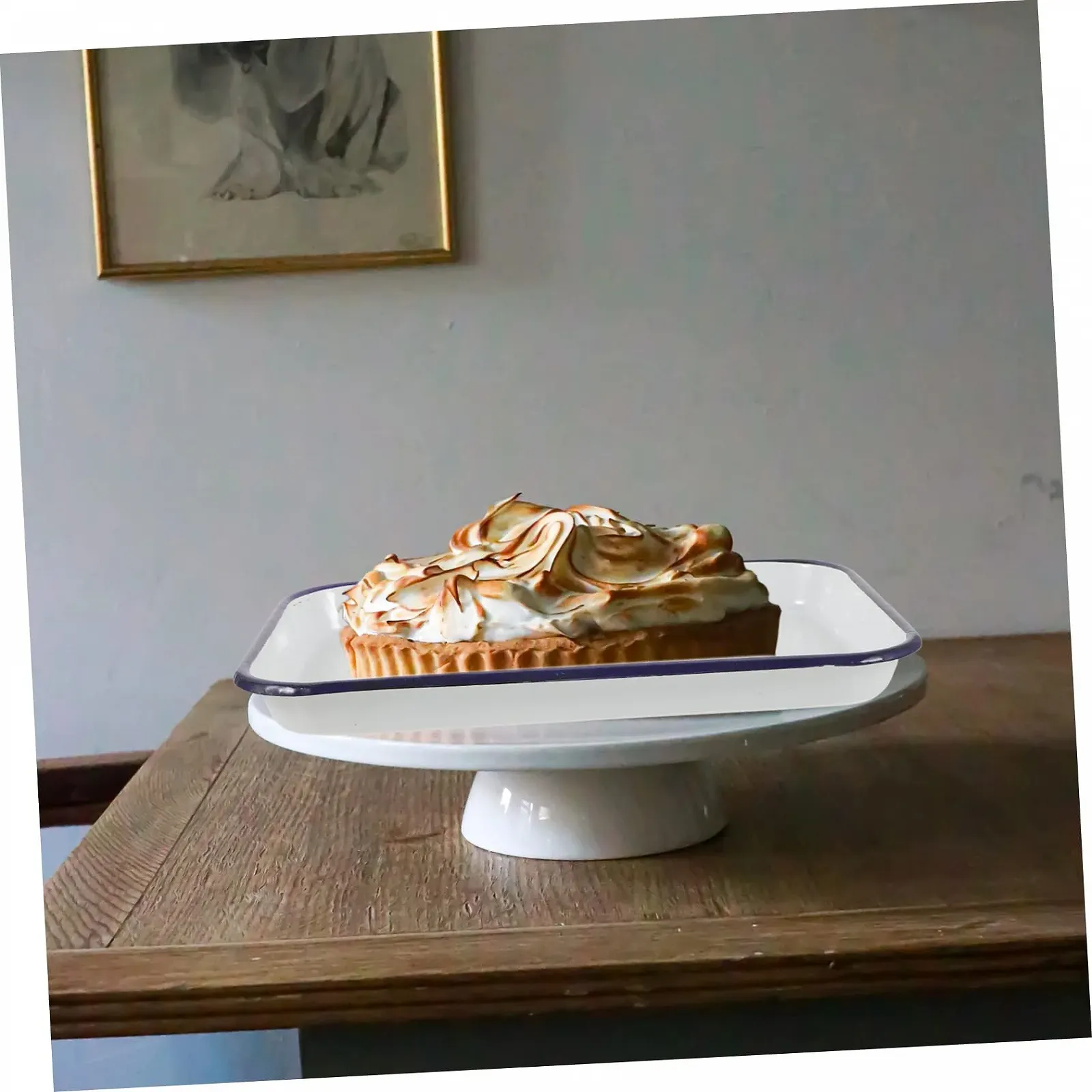 Противень для запекания прямоугольный эмалированный термостойкий, фото №3 Противень для запекания прямоугольный эмалированный термостойкий, фото №3