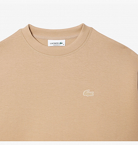Свитшот Lacoste Oversize Fit SF561402S M бежевый synthetic.ua - Фото 1