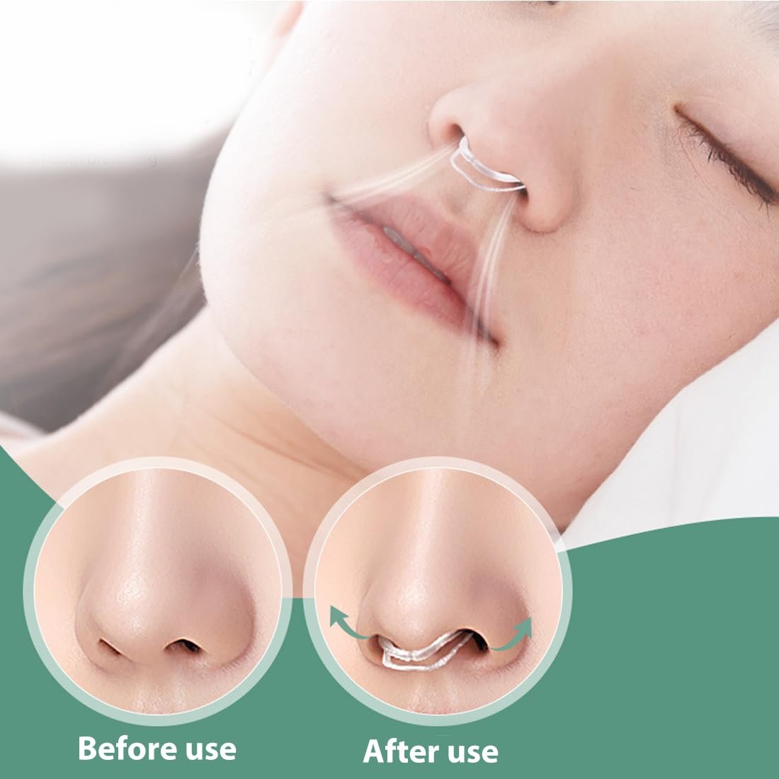 Затычки от храпа, 4 шт. Разделитель для носа, многоразовый, фото №4