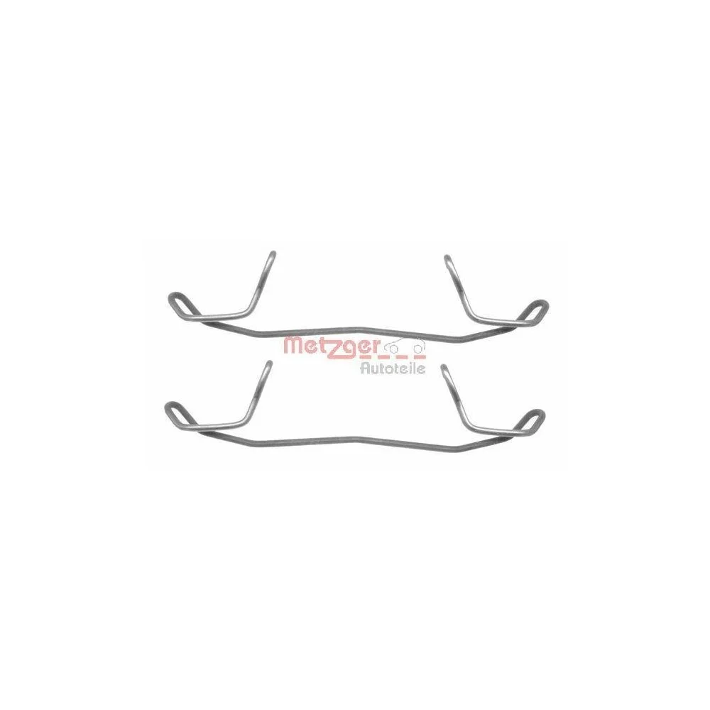 Комплект аксесуарів, гальмівні колодки дискові METZGER 109-1123 GREENPARTS для VW, задня вісь, фото №1