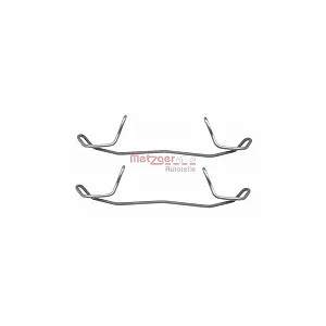 Комплект аксессуаров, тормозные колодки дисковые METZGER 109-1123 GREENPARTS для VW, задний мост - Фото 1