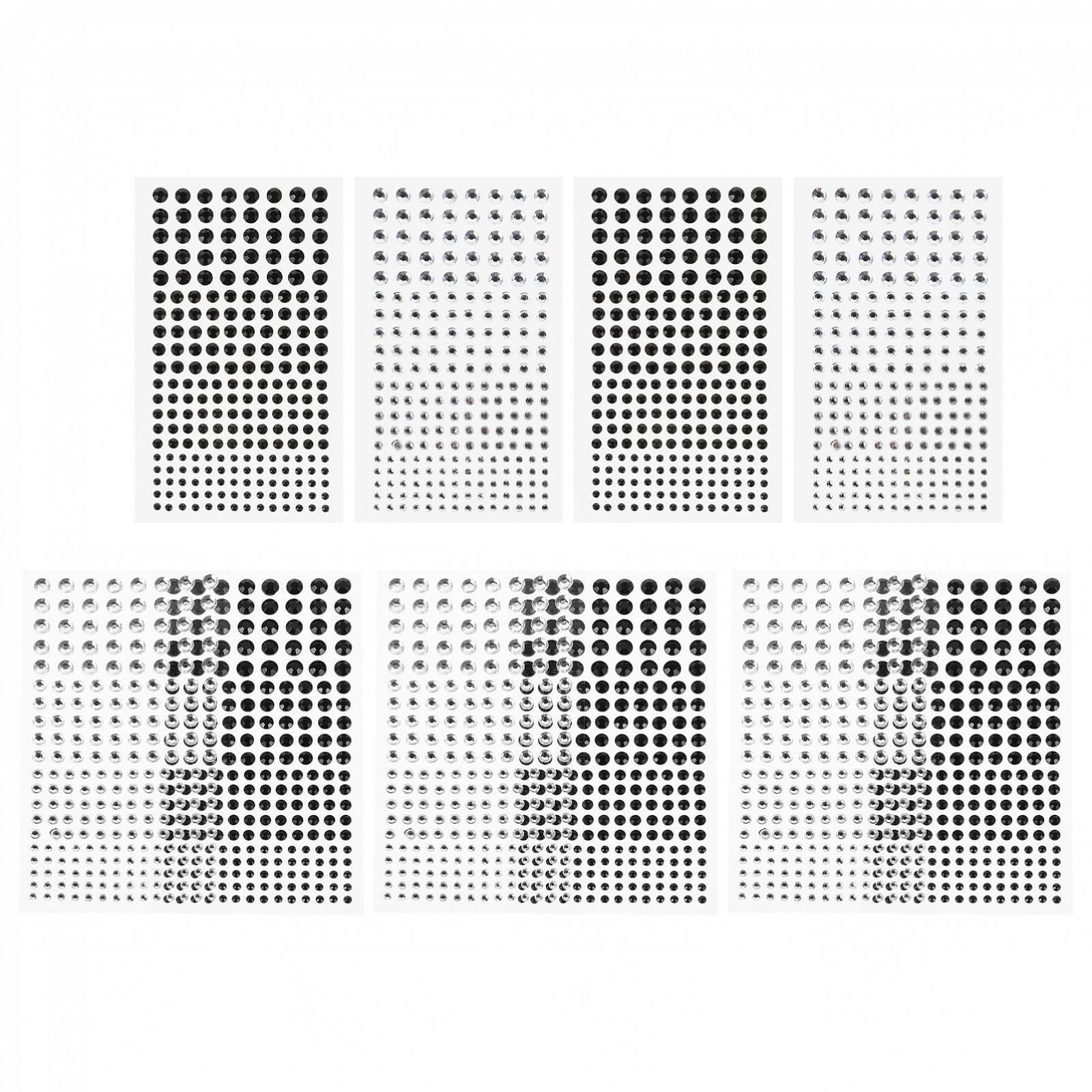 Стрази Tofficu для тіла, обличчя, макіяжу та волосся, блискучі прикраси, фото №1