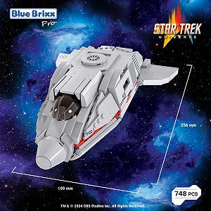 Конструктор BlueBrixx NX-01 Shuttlepod 748 блоков лицензия Star Trek synthetic.ua - Фото 1