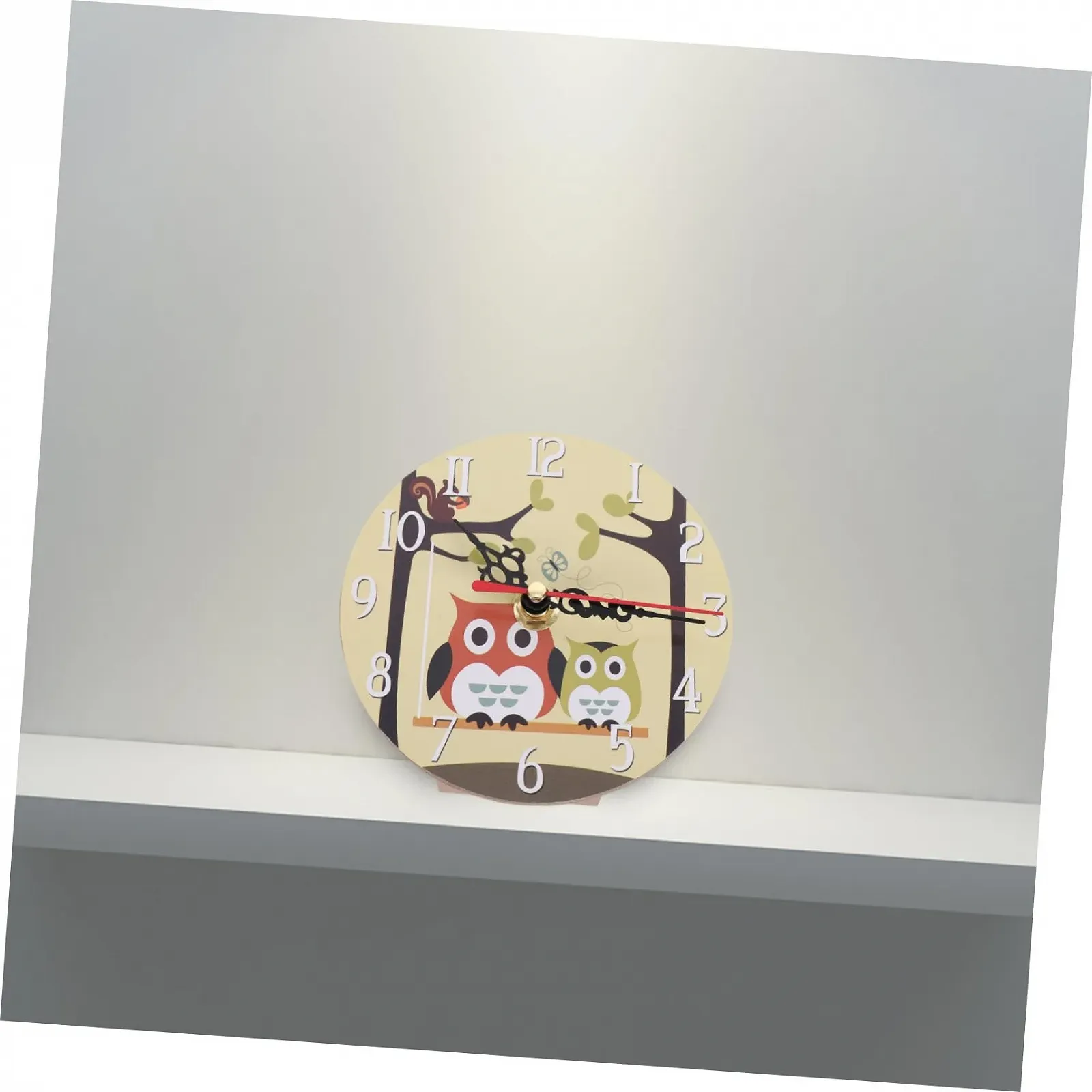 Настільний годинник у вінтажному стилі VICASKY, безшумний, мультяшний, для спальні та кабінету, на батарейках, тихий, фото №5