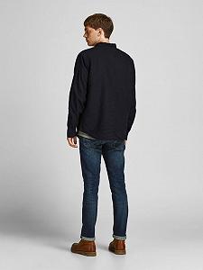 Рубашка Jack & Jones TEDDY OVERLS 12197075 Fit OVER Чёрный 2XL synthetic.ua - Фото 1