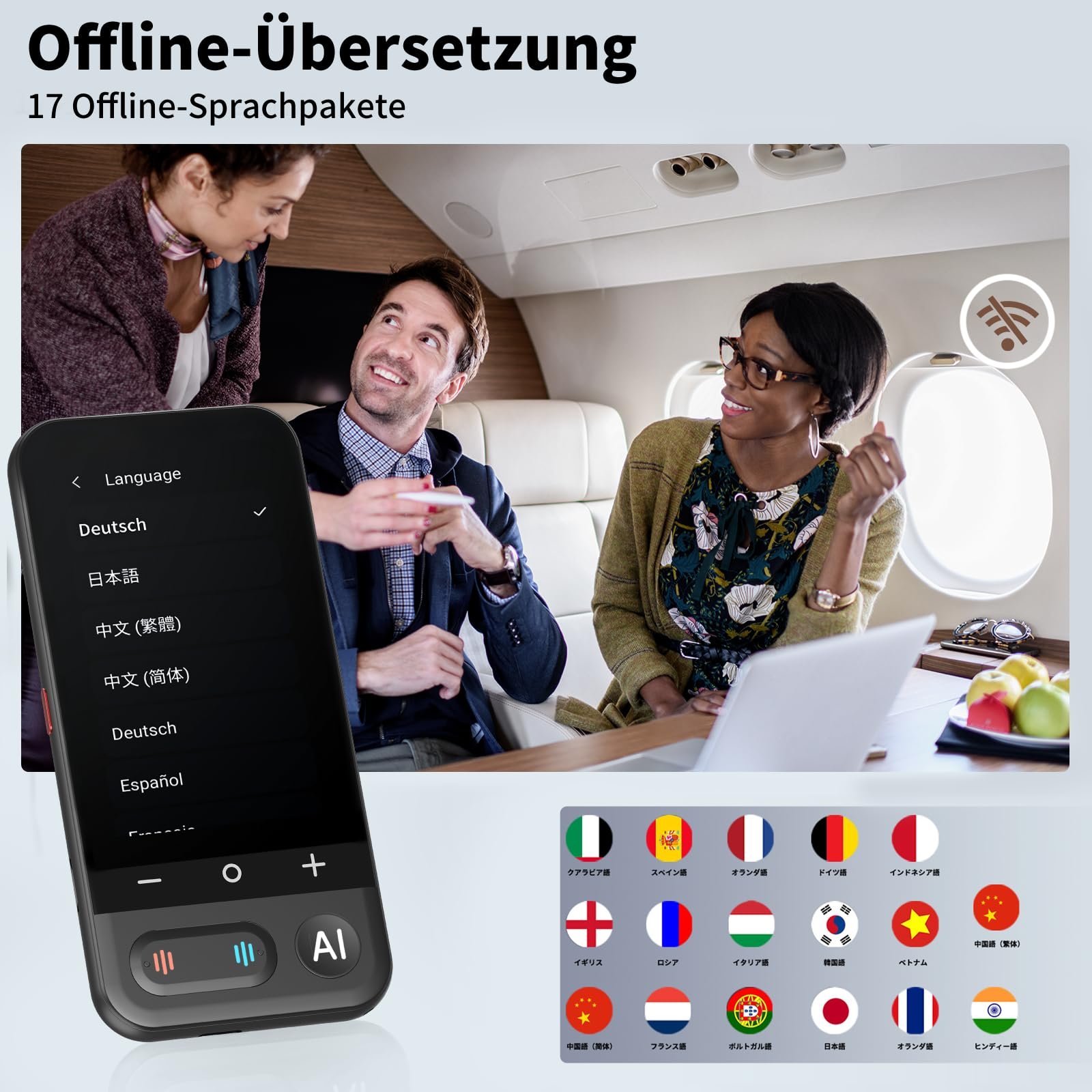 Устройство для устного перевода, мгновенный переводчик без Wi-Fi, фото №3