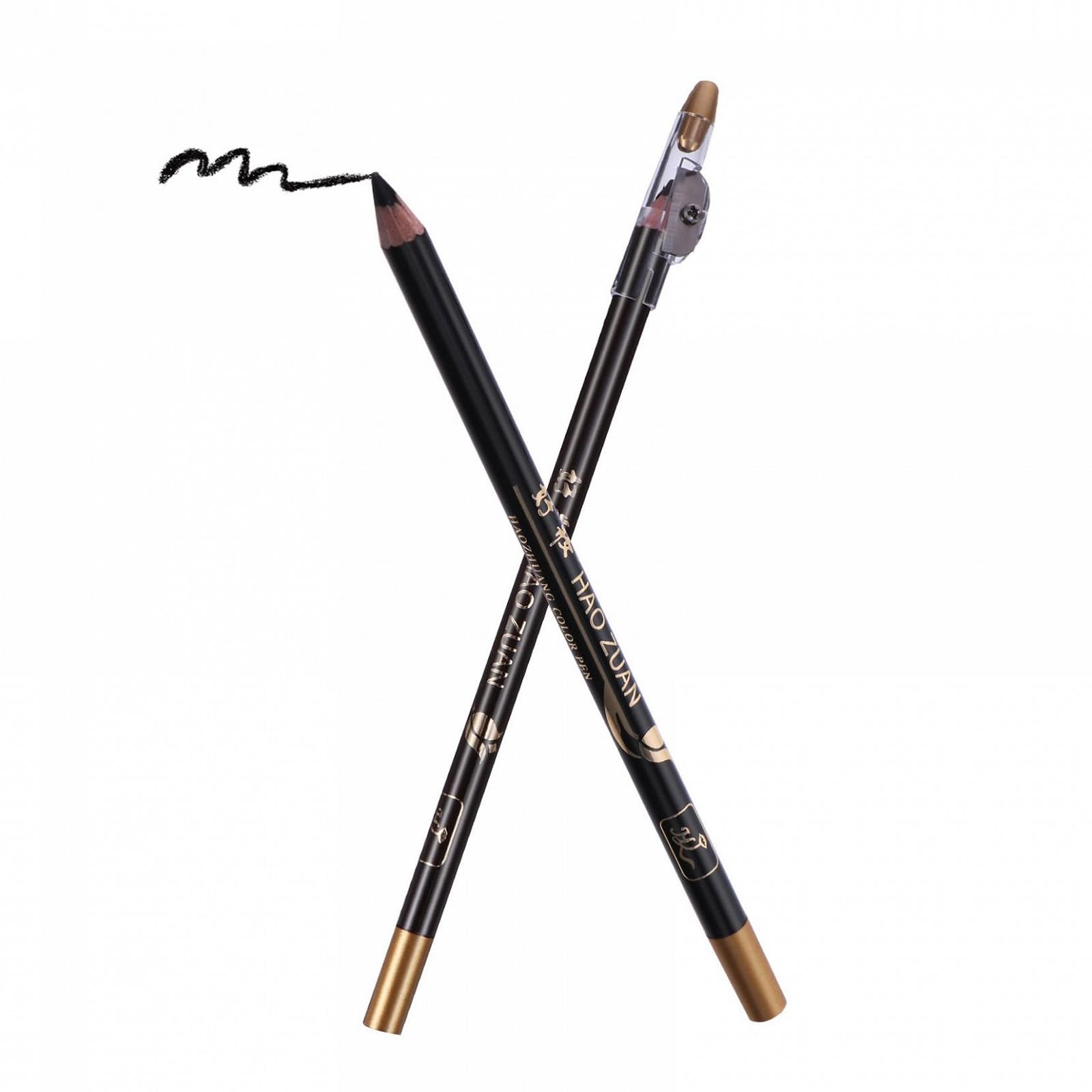 Олівець Gogogmee Make-up Augenbraue 16 Stk Bambus Black, фото №2