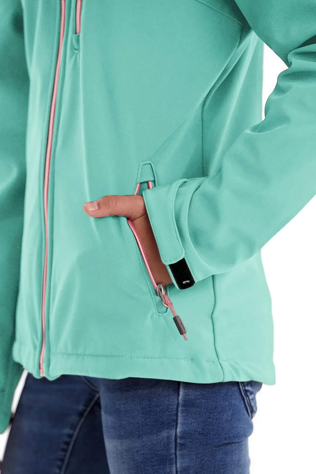 Софтшел куртка Killtec для девочек с капюшоном, фото №4