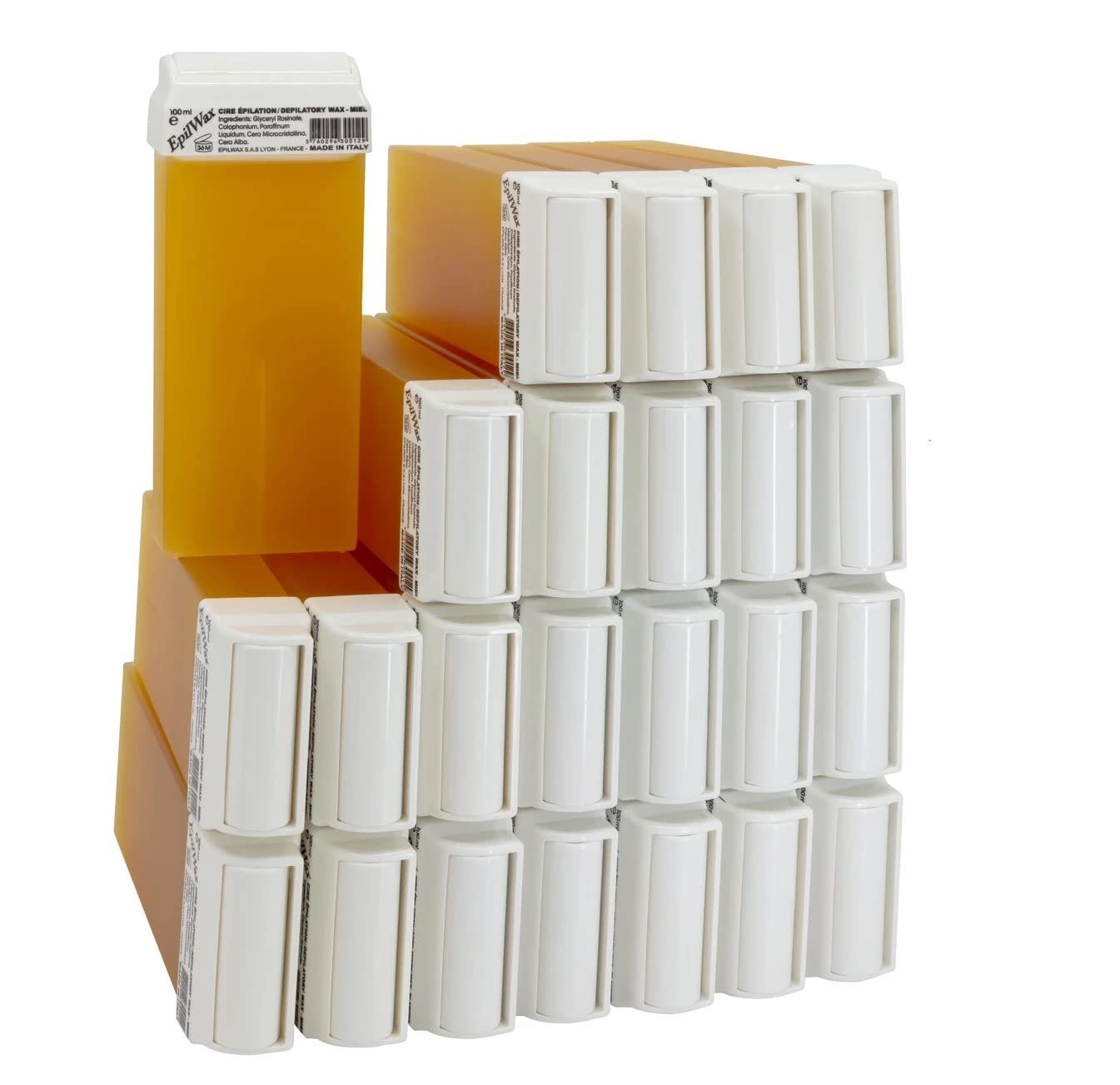 Набір воскових картриджів EpilWax Roll-On Refill 24 x 100 мл Медовий аромат, фото №1 Набір воскових картриджів EpilWax Roll-On Refill 24 x 100 мл Медовий аромат, фото №1