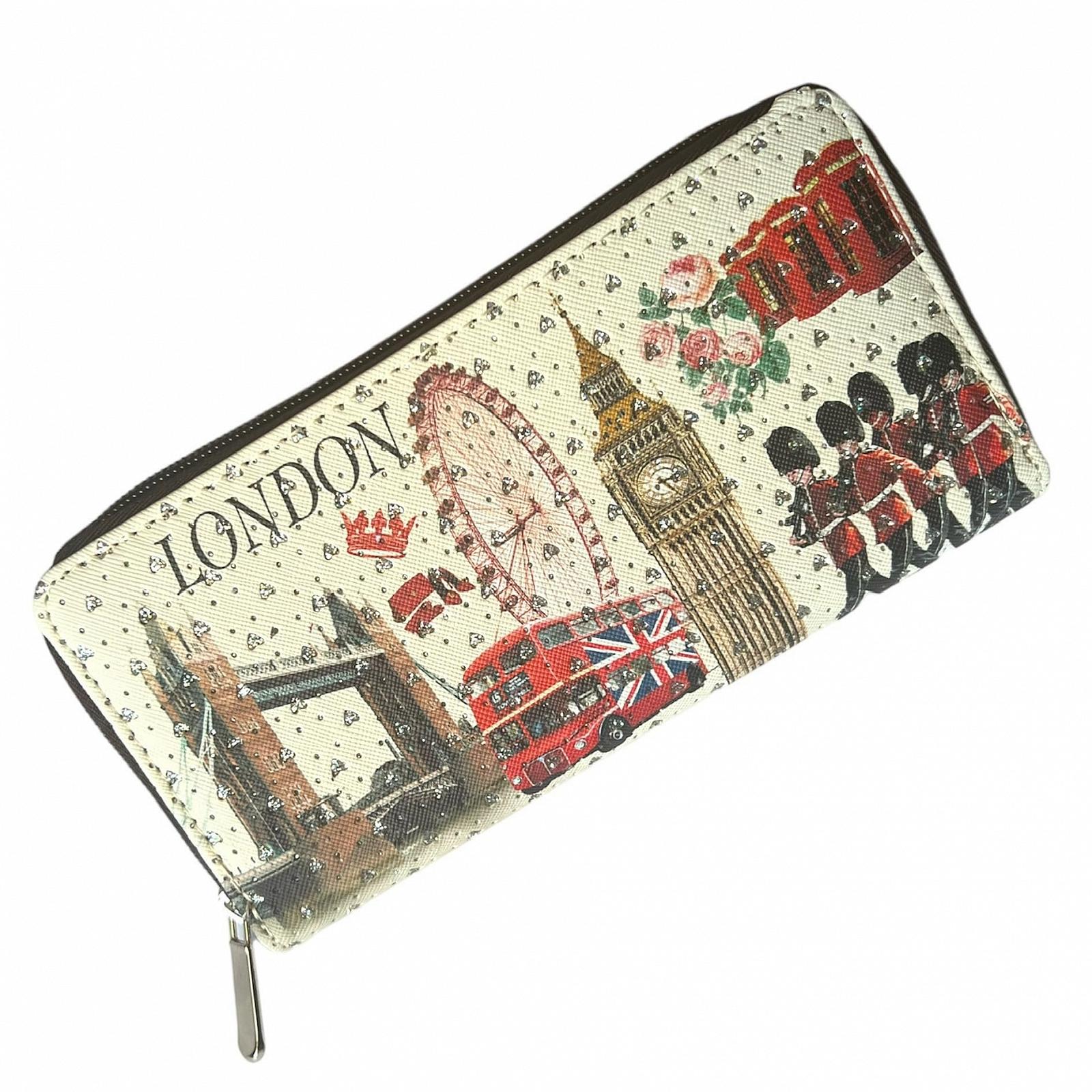 Кошелек Souvenirs London Женский кошелек Отделение для карт и монет Сумка Длинный кошелек на молнии Для девушек Женский кошелек Разноцветный 20 x 10 x 2.5 см Сувенир, разноцветный, сувенир, фото №5