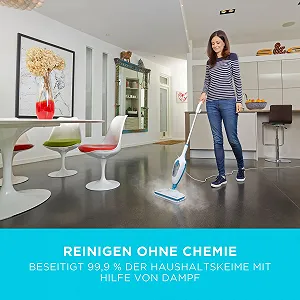 Паровая швабра BLACK+DECKER White / Blue synthetic.ua - Фото 1